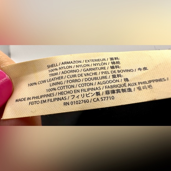 Kate Spade ♠️ New York Kennedy Park Aleah Nylon Crossbody Folding Bag, Black - Picture 5 of 10